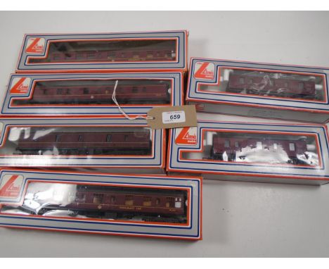 6 LIMA LMS CARRIAGES ALL BOXED