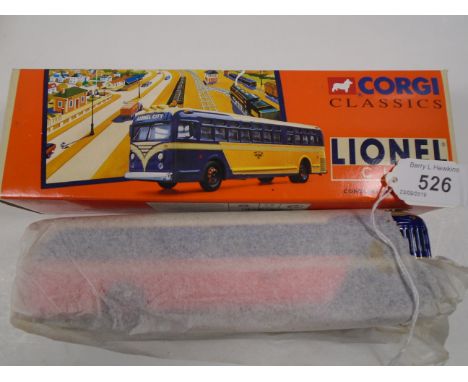 CORGI CLASSICS 54007 GM 4502 LIONEL BUS LINES BOXED