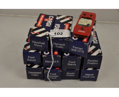 11 CORGI MODEL VEHICLES (BLUE BOXES)