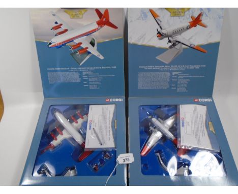 2 CORGI AVIATION ARCHIVE MODEL PLANES AA30507 AND AA30002 BOTH BOXED FROM A PRIVATE COLLECTION