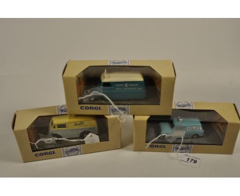 3 CORGI CLASSIC VEHICLES TO INCLUDE 96904, 99801 AND 96951 ALL BOXED