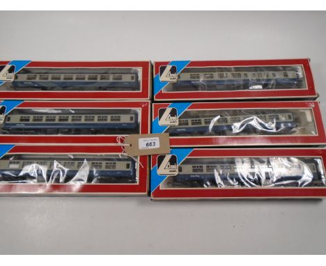 6 LIMA INTER-CITY CARRIAGES ALL BOXED