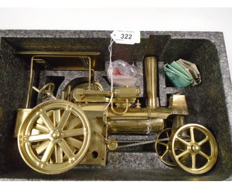 WILESCO HOBBY TECHNIK D40MS SOLID BRASS STEAM TRACTOR BOXED WITH INSTRUCTIONS 