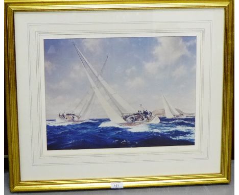 After J. Steven Daws 'Crackerjack' A gilt framed print 45 x 35cm