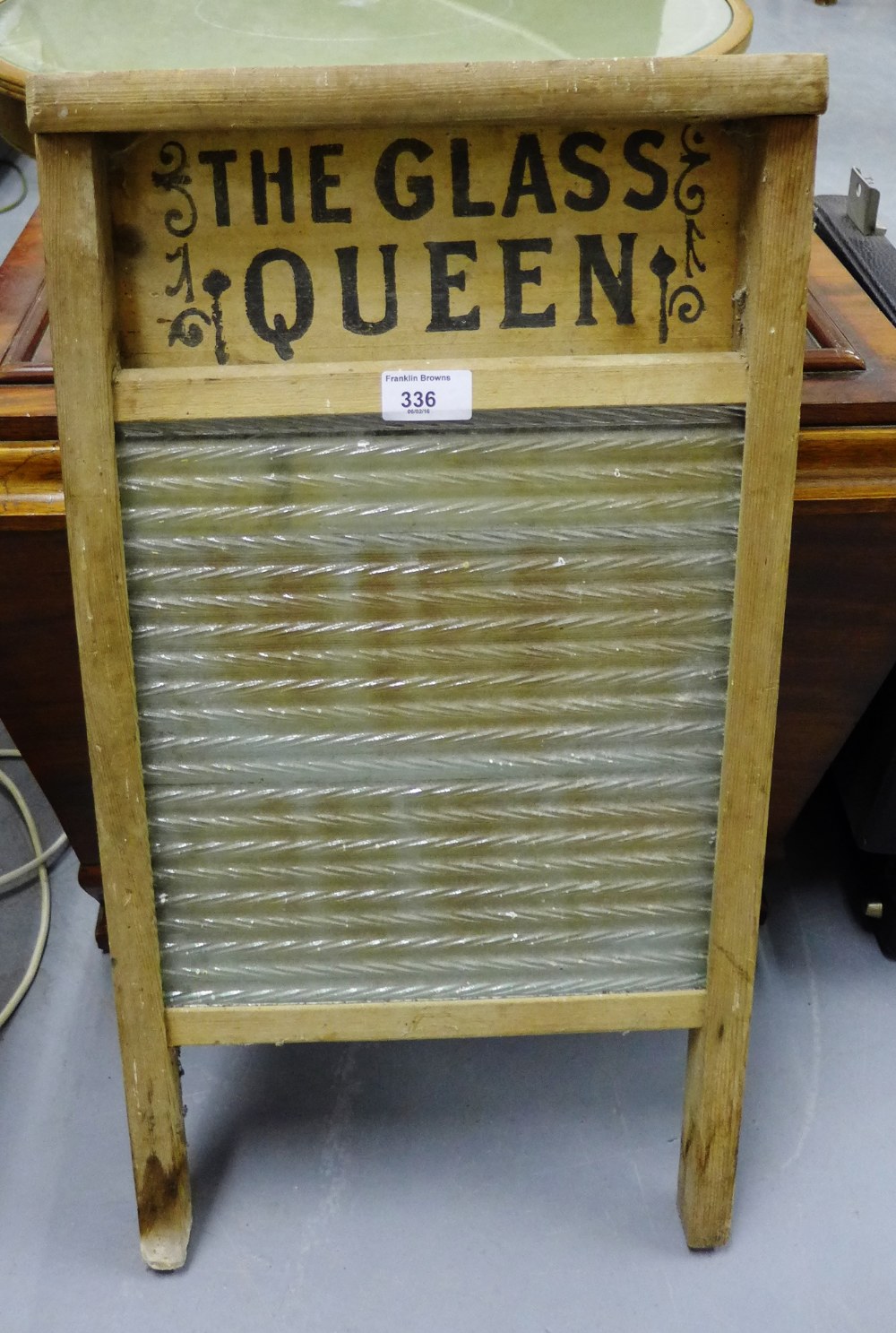 'The Glass Queen' wash board