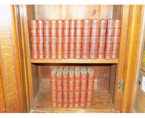 Scott (Walter). The Waverley Novels, volumes 1-48, 1859-60,  numerous black and white illustrations, bookplates to front past