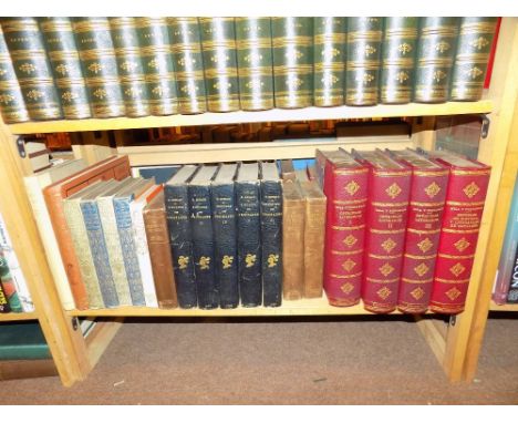 Lever (Charles). The Novels of..., 16 volumes, new edition, circa 1870,  numerous black and white illustrations by "Phiz", so