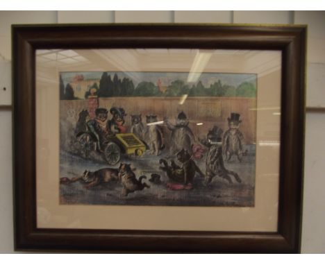 Louis Wain print 