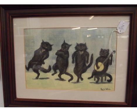 Louis Wain print 