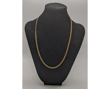 A 9ct gold chain necklace, 50cm l, 5.2gLocation: 
