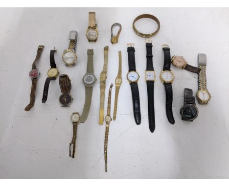 A selection of ladies and gents manual wind wrist watches to include Sekonda, Accurist, Ferex and othersLocation:A2B 