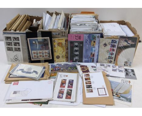 A large collection of first day covers, some inset with collectable coins, Location: 