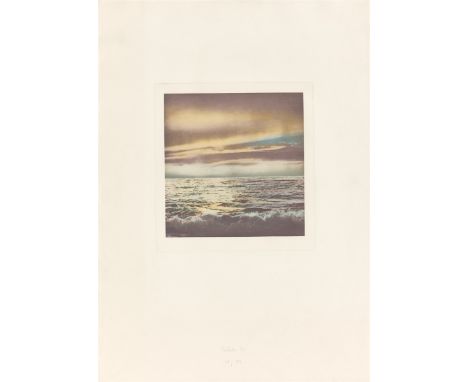 Gerhard Richter (Dresden 1932 – lebt in Köln). „Seelandschaft “. 1971Heliogravüre auf leichtem Maschinenbüttenkarton. 23,6&nb