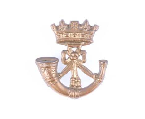 A brass cap badge of the Duke of Cornwall's Light Infantry, 1896-1900. GC £60-80 