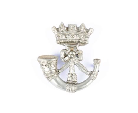 A white metal cap badge of the 2nd Volunteer Battalion the Duke of Cornwall's Light Infantry, 1895-1908. GC £60-80 