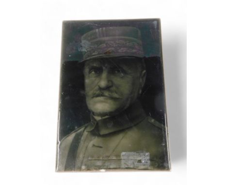 A JH Barratt &amp; Co Ltd ceramic portrait tile, of General Foch.