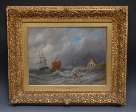 Pieter Christian Dommersen (1865-1913)On the Isle of Wieringen on the Zunderzeesigned, oils on panel, 29cm x 38cm;  another, 