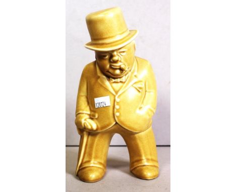 English pottery Winston Churchill figurine height 20cm approx