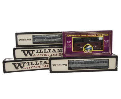 Williams American 0 Gauge 3-rail Coaching Stock, comprising boxed New York Central cars 100, 101, 102 and 103, all in NYC two