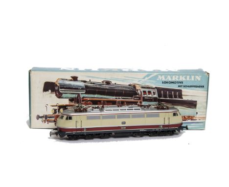 Two Märklin H0 Gauge 3-rail DB Locomotives, comprising ref 3008, a 2-6-2 steam locomotive no 23 014 with plastic-bodied tende
