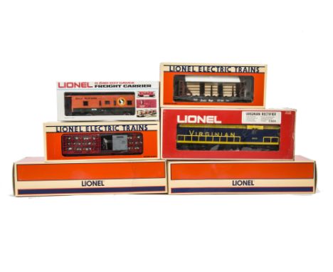 Lionel American 0 Gauge 3-rail Locomotive and Rolling Stock, comprising Virginian ‘Rectifier’ Diesel locomotive 8659 in blue/
