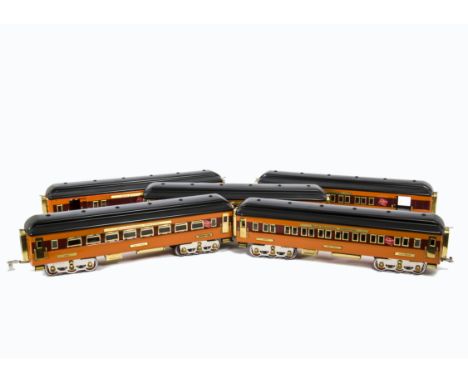 A Rake of 5 Modern Repro TCA-Special Standard Gauge 3-rail Coaches, all special editions by Model Engineering Works for the (