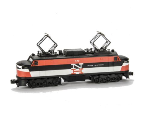 American 0 Gauge 3-rail New Haven ‘EP-5’ Electric Locomotive by Rail-King (MTH), a Co-Co pantograph locomotive in New Haven b