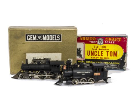 Cast-body Old-time American H0 Gauge Steam Locomotives by GEM and Aristo-craft comprising Gem NYC classic 4-4-0 no 999 letter