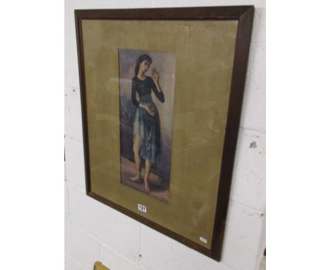 Print - 'The Blue Dancer' by M Soyer