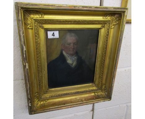 Portrait of gentleman in gilt frame