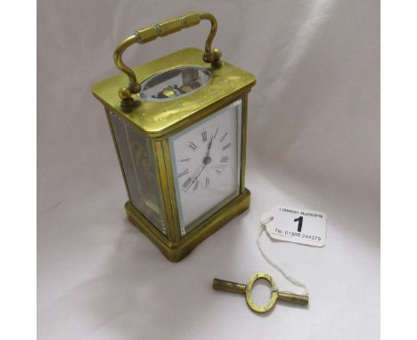 Victorian carriage clock in good working order