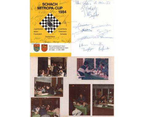 Lauterberg 1984. Privates Fotoalbum mit einer von Kurt Wandersleben angefertigten Zusammenstellung von montierten, teils farb