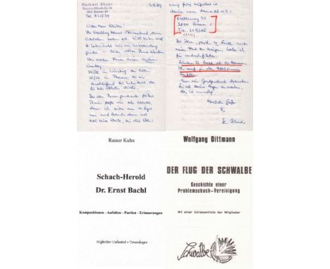 Ahues, Herbert. Eigenhändig geschriebener Brief von Herbert Ahues an Herrn Schiller in deutscher Sprache, datiert “2.9.(19)89