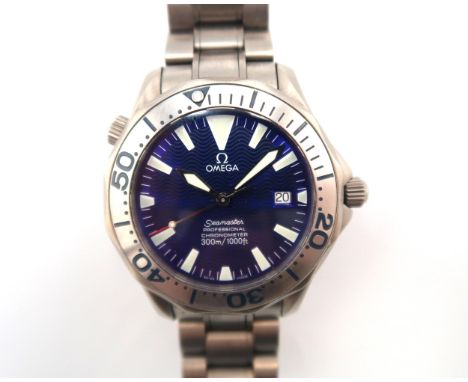 An Omega Seamaster Professional Chronometer stainless steel gents automatic date bracelet wristwatch - 45mm wide including bu