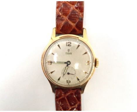 A vintage gents Tudor wristwatch with seconds hand - not working