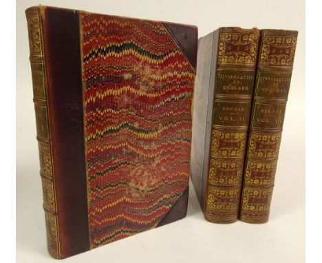 History of Civilization in England by Henry Thomas Buckle in Three Volumes. New Edition London: Longmans, Green, and Co. 1867