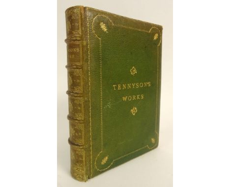 Antique Book The Works of Alfred Lord Tennyson Poet Laureate. London Macmillan & Co. Ltd., 1886. Hardcover. Book Condition: G