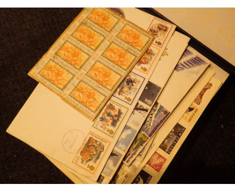 Album of vintage worldwide postcards and first day covers