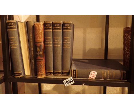 Volume 1-3 Aero Engineering by Newnes and other vintage books