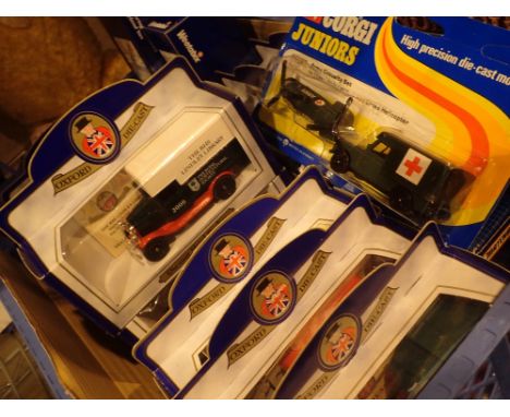 Corgi Juniors E2521 army casualty set twin pack sealed good +- exc blister pack plus fifteen other diecast vehicles 