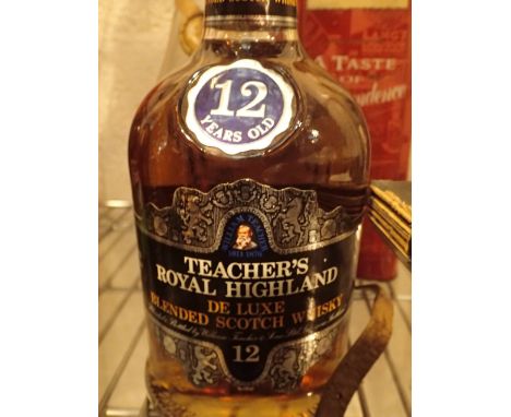 Teachers Royal Highland De Luxe blended scotch whisky 75cl CONDITION REPORT: We are unable to post this lot. Please contact M