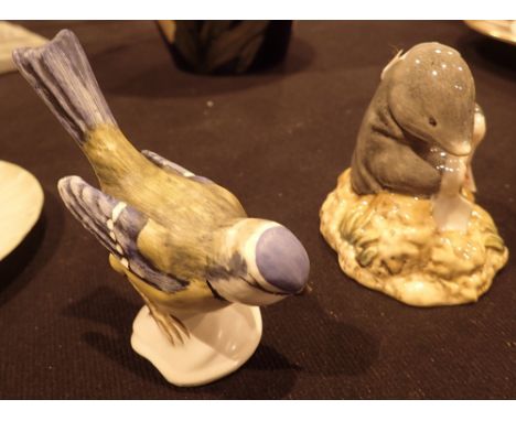 Royal Albert Diggory Diggory Devil and a Goebel Matt Blue Tit