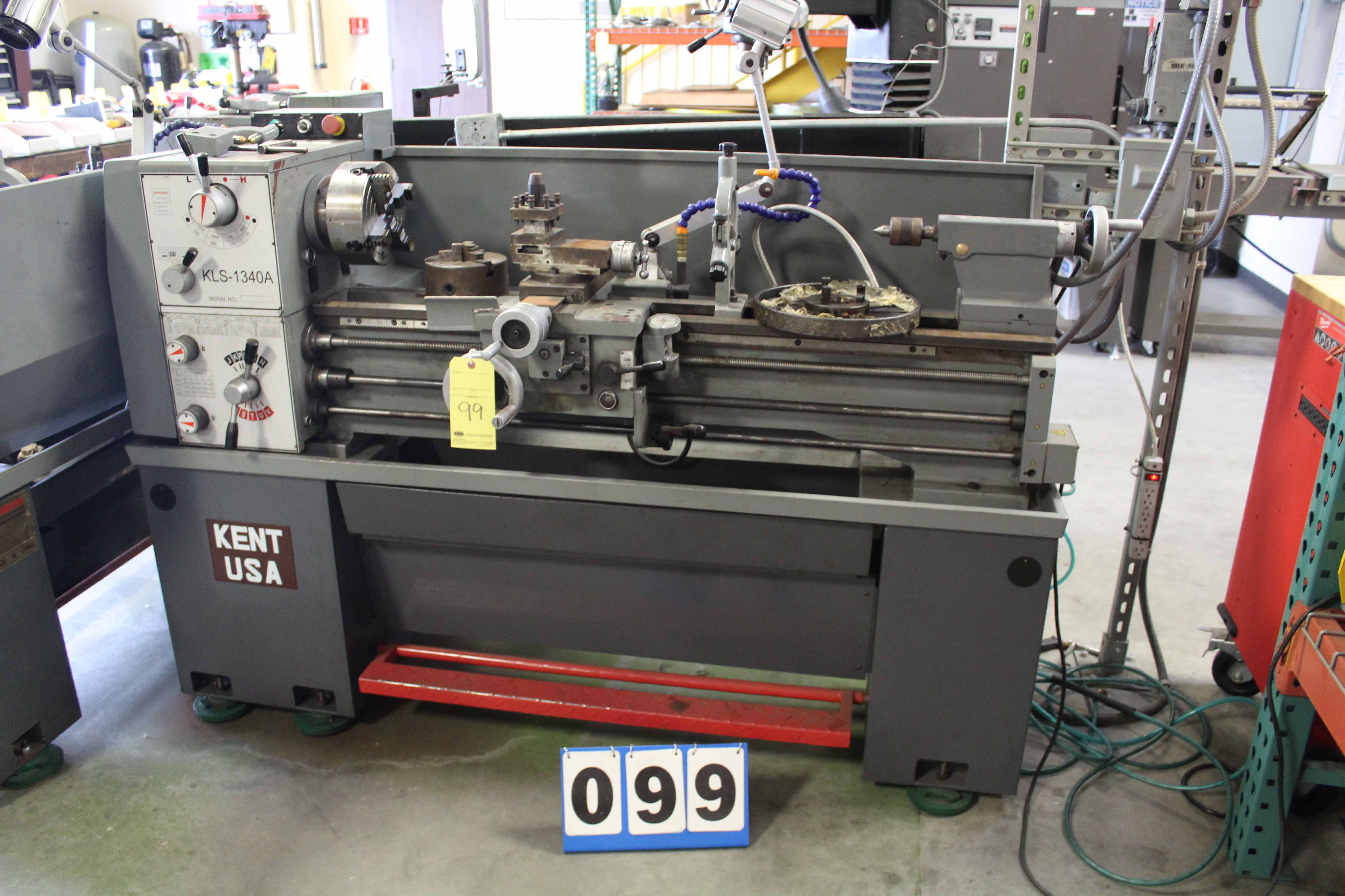 TOOLROOM LATHE, KENT 13" X 40" MDL. KLS1340A, 3jaw & 4jaw chucks