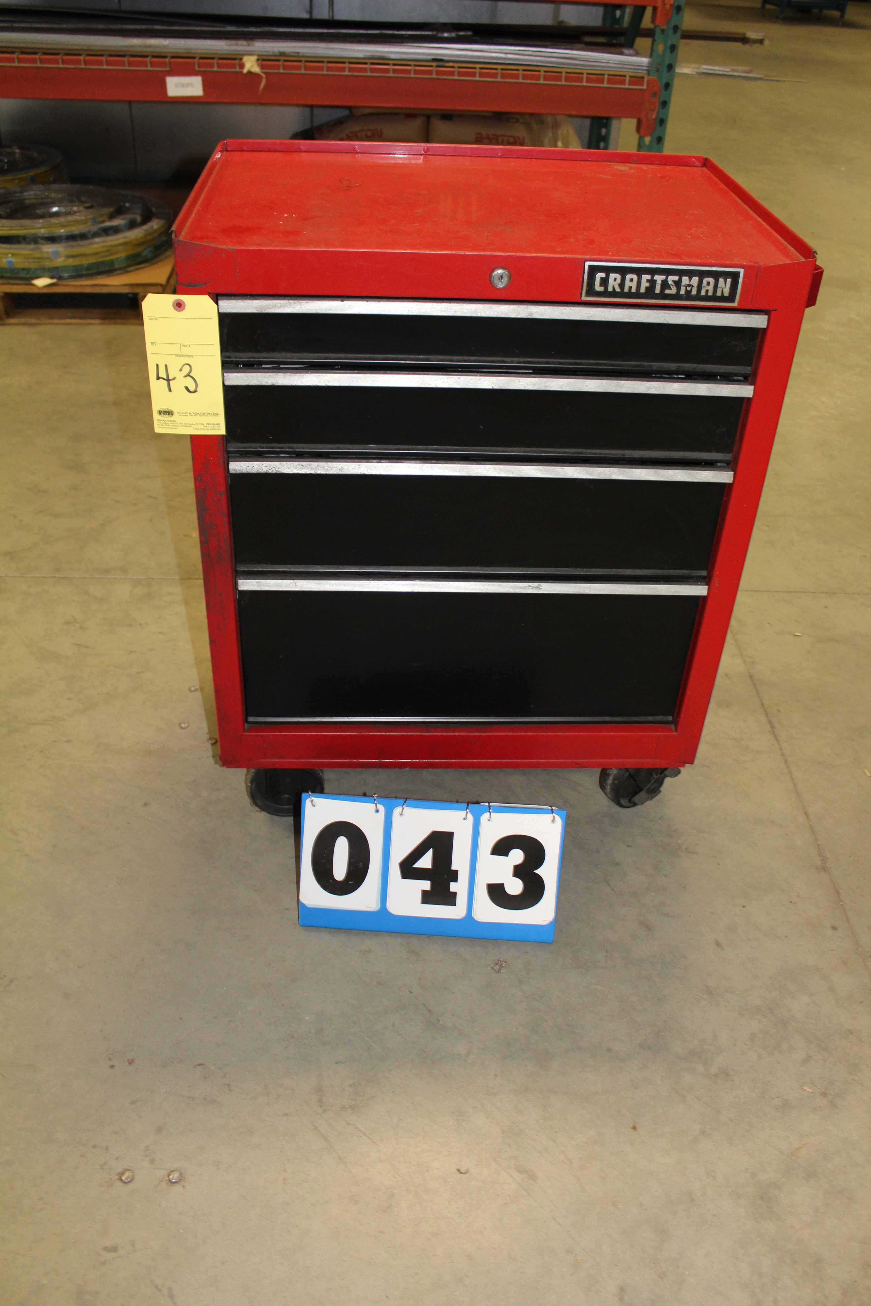 Portable Toolbox Craftsman 4 Drawer