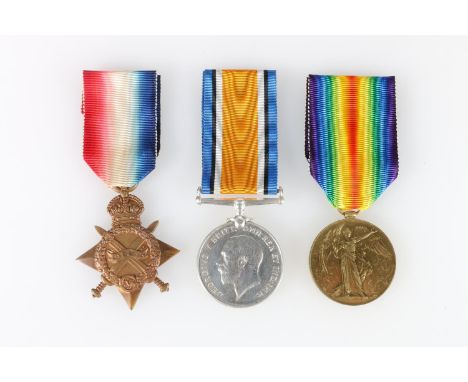 Medals of 566 Private John Scott Wait of the 1st/4th Battalion King's Own Scottish Borderers KOSB comprising WWI British war 