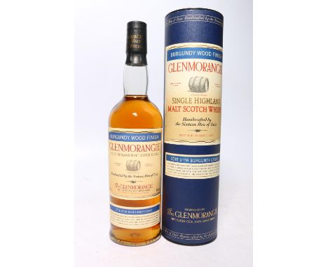 GLENMORANGIE Burgundy Wood Finish Highland single malt Scotch whisky 43% abv. 70cl with box. 