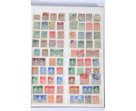 Stamp collection across numerous albums including an album of Autographed Editions first day covers to include Bobby Charlton