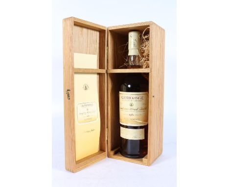 GLENMORANGIE 1981 Sauternes Wood Finish 20 year old Highland single malt Scotch whisky, 46% abv. 70cl in wooden box with info