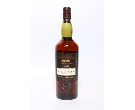 TALISKER 1986 The Distiller's Edition single malt Scotch whisky, double matured, limited edition special release TD-S 5AM, 45