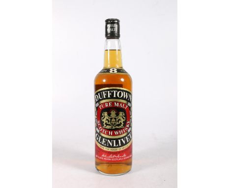 DUFFTOWN-GLENLIVET 8 year old Highland single malt Scotch whisky, distilled and bottled by Arthur Bell and Sons Ltd, bottle o